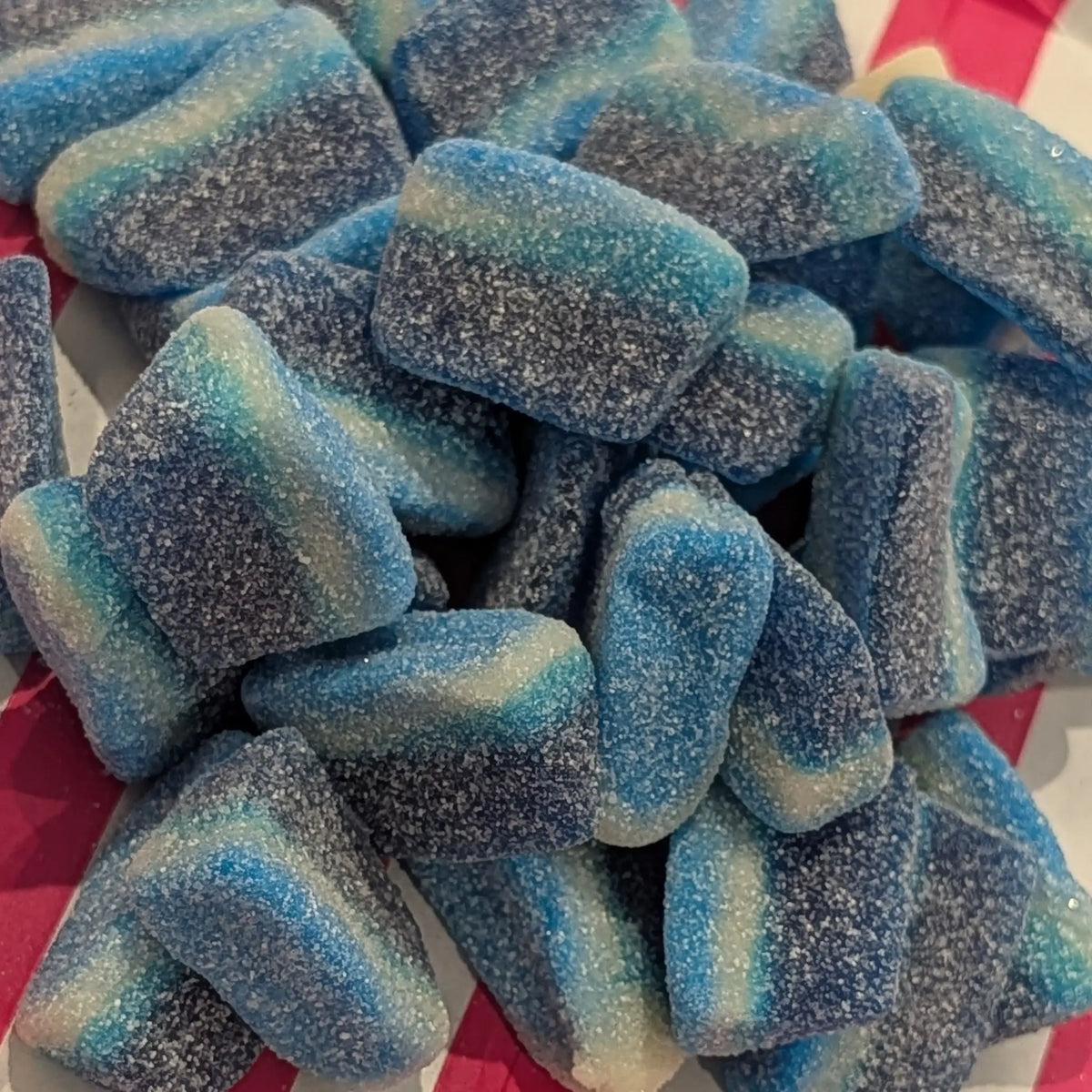 Blue Raspberry Slices - Fruity Jelly Sweets