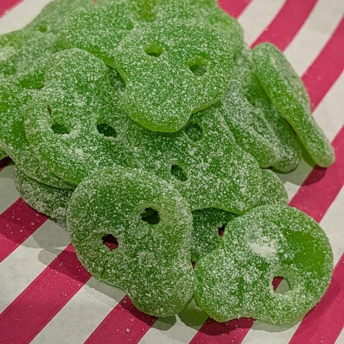 Fizzy Apple Skulls