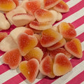 Fizzy Peach Hearts