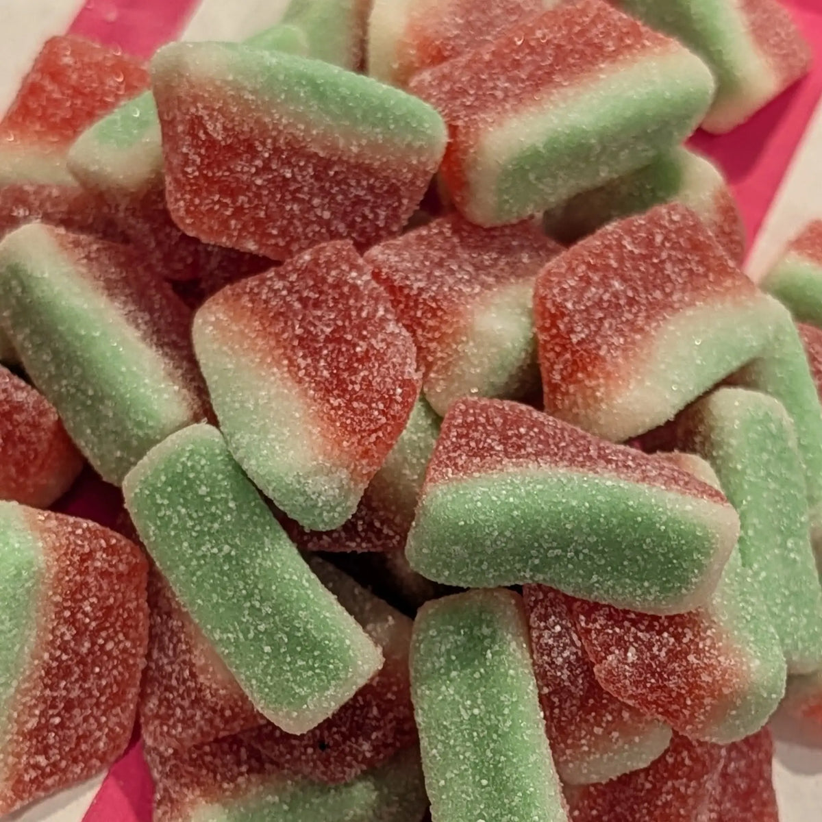 Fizzy Watermelon Slices - Sour Watermelon Sweets