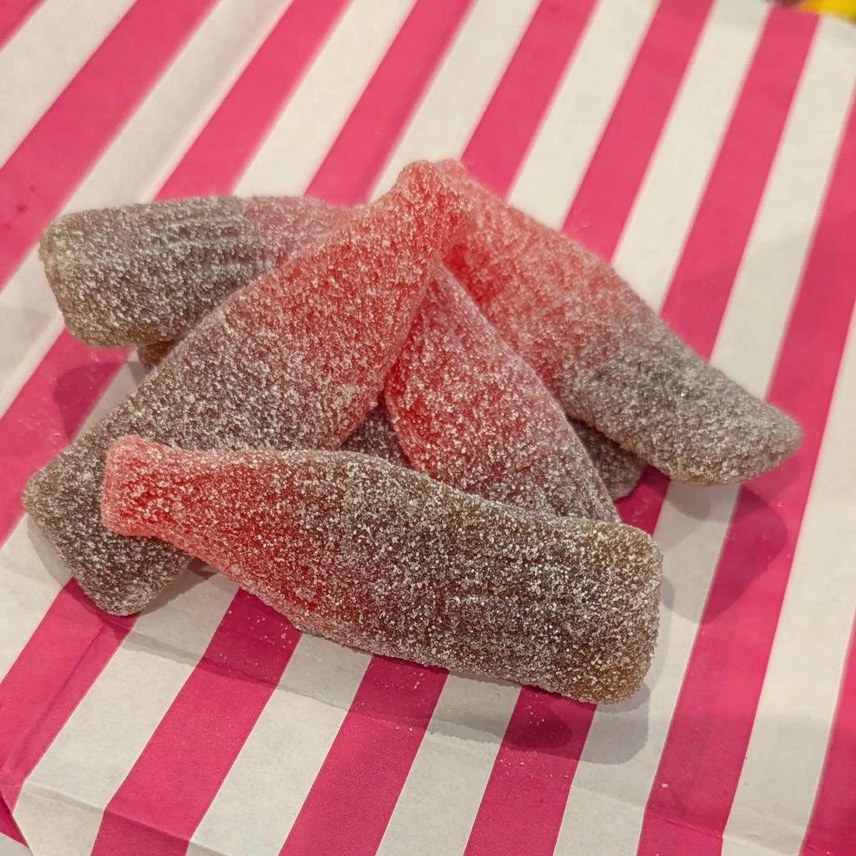 Giant Fizzy Cherry Cola Bottles