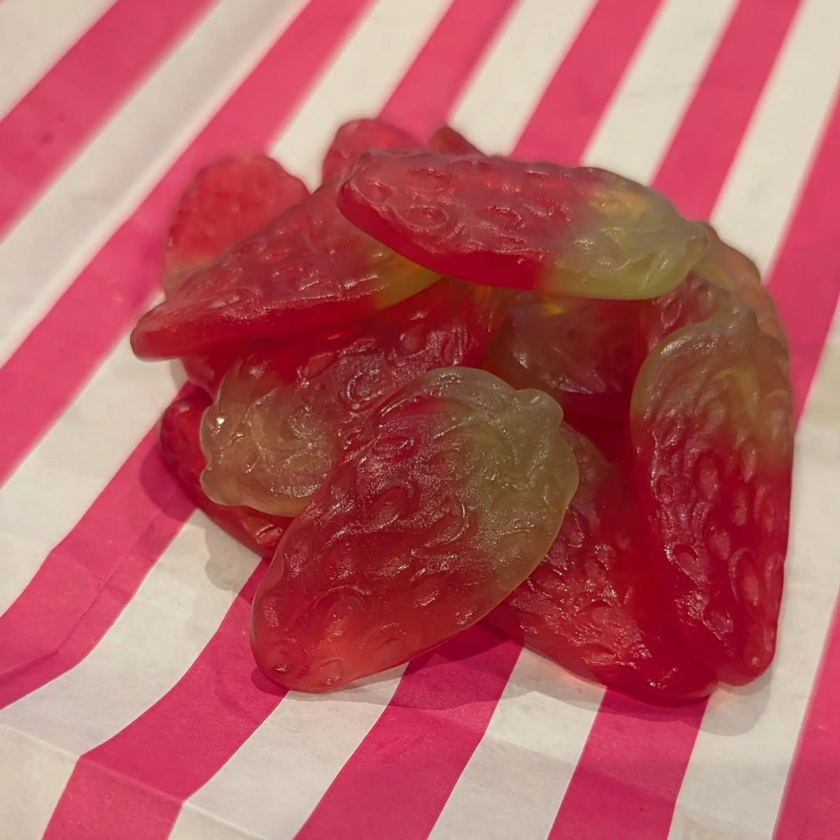 Giant Strawberries - Large Jelly Sweets