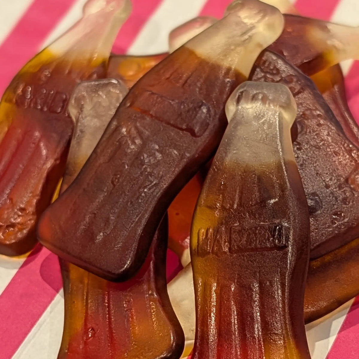 Haribo Giant Cola Bottles - Oversized Cola Gummies