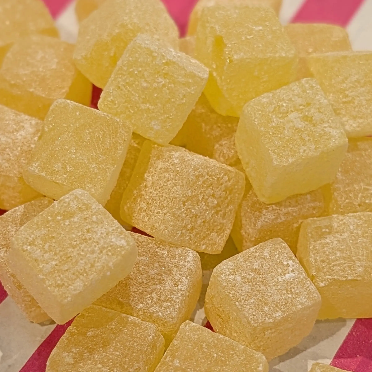 Pineapple Cubes - Tropical Hard Sweets