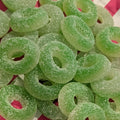 Vegan Fizzy Apple Rings - Plant-Based Sour Sweets