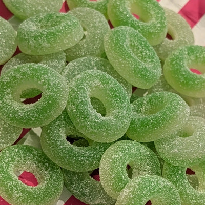 Vegan Fizzy Apple Rings